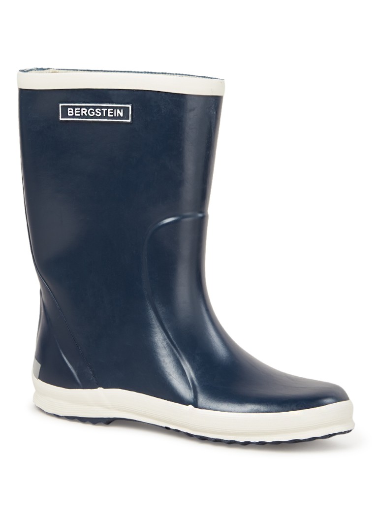 Bergstein - Regenlaars met reflectiestreep - Donkerblauw