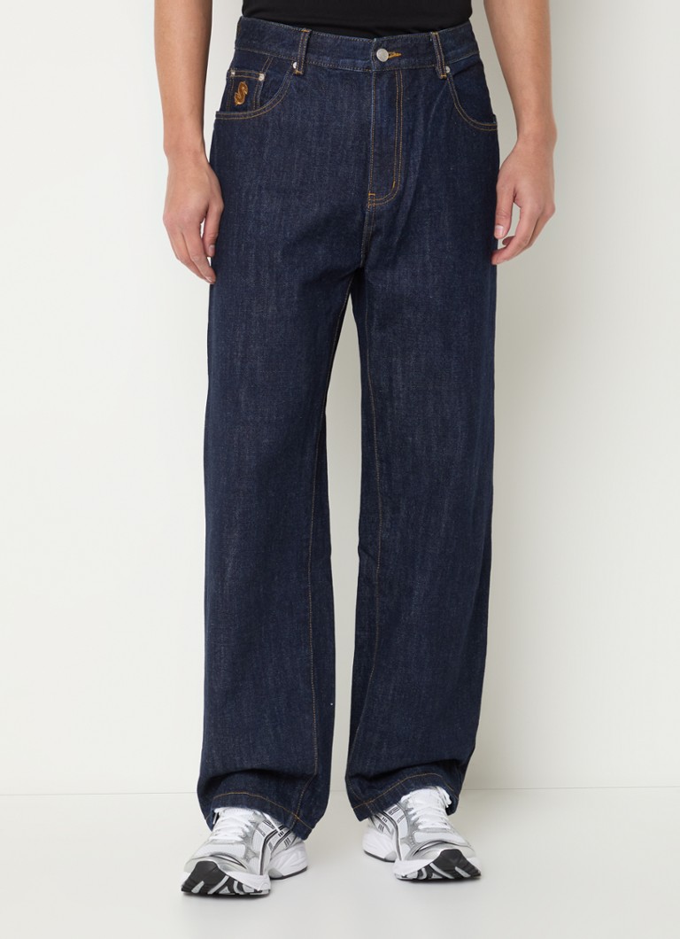 Billionaire Boys Club - Astro straight leg jeans met logoborduring - Indigo