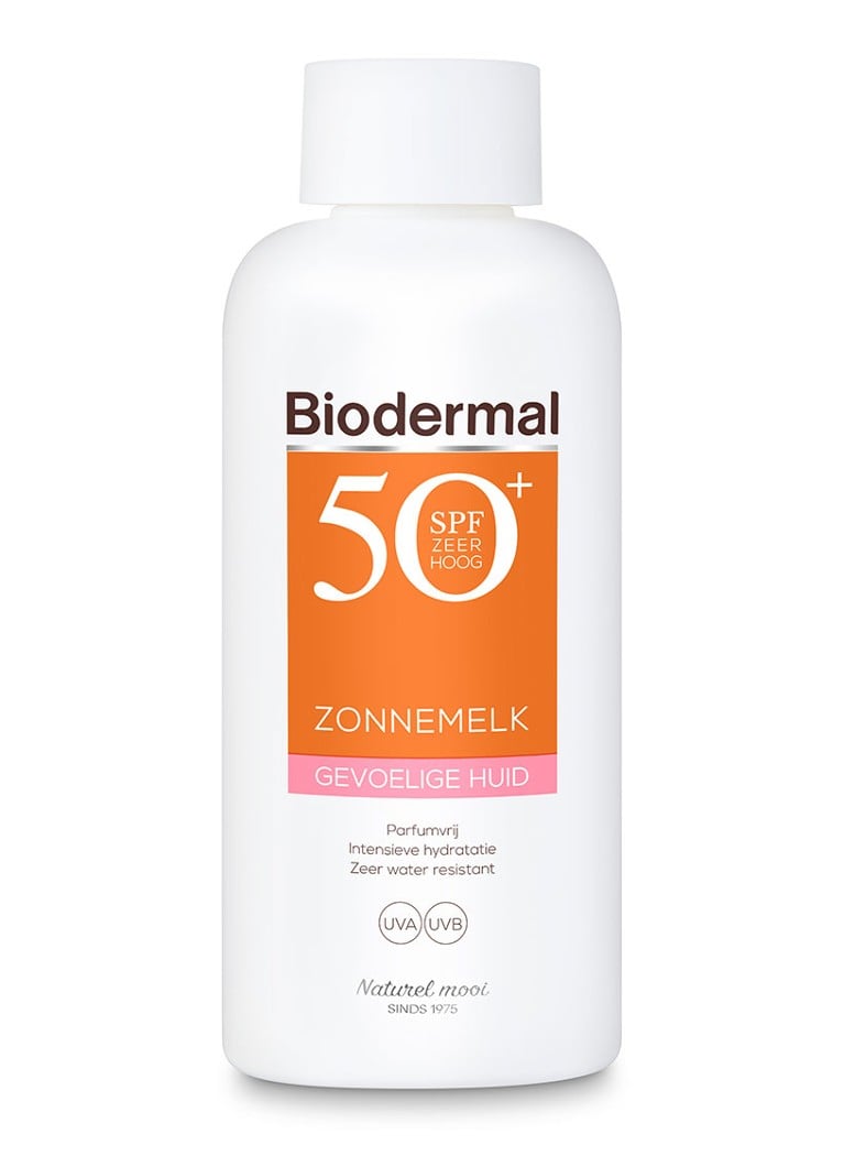 Biodermal - Gevoelige Huid Zonnemelk Water Resistant SPF 50 - zonnebrand - null