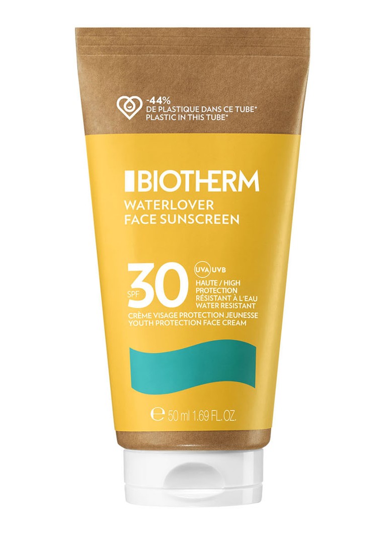 Helder op Serie van Paine Gillic Biotherm Waterlover Face Sunscreen SPF30 - zonnebrand voor het gezicht •  deBijenkorf.be