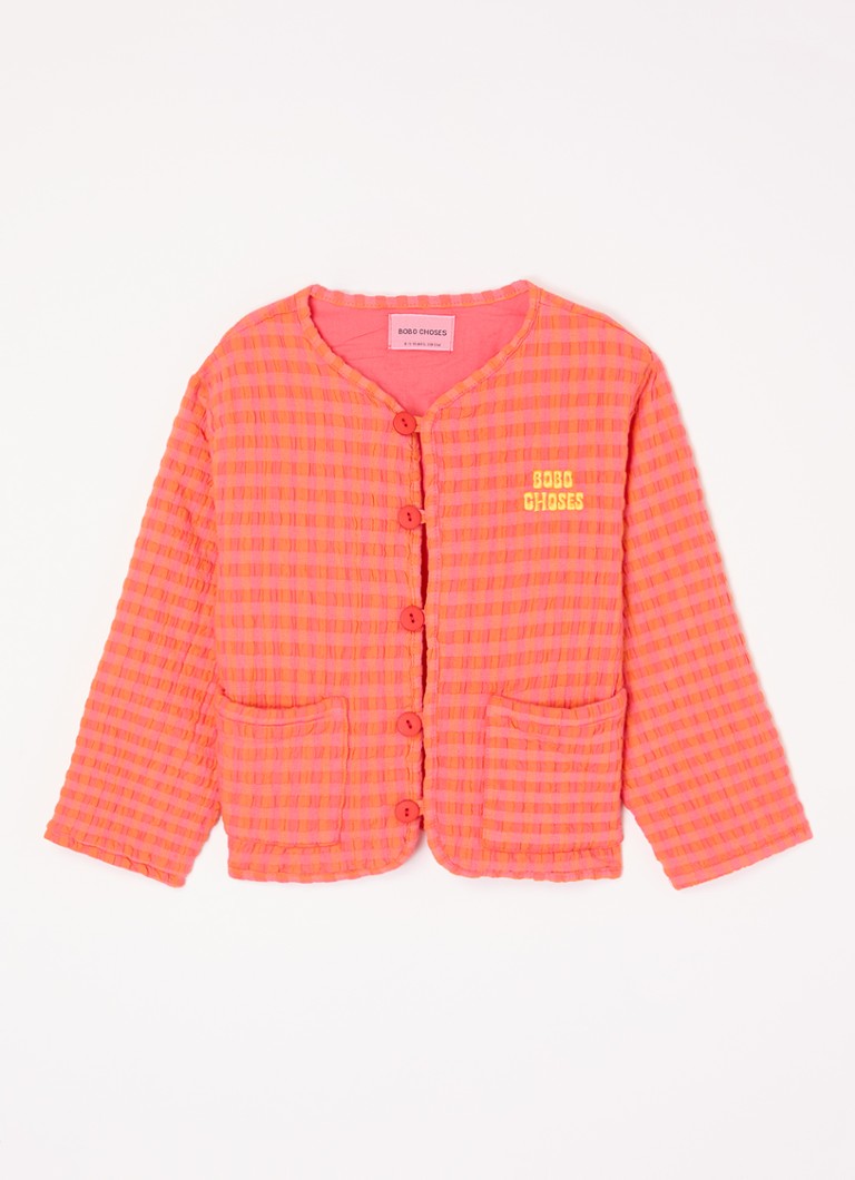 BOBO CHOSES - Vichy jack met ruitdessin - Roze