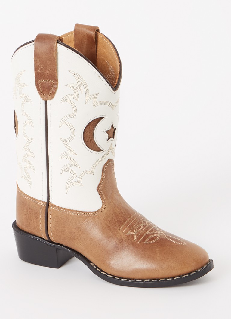 Bootstock - Milkeyway cowboylaars van leer - Camel