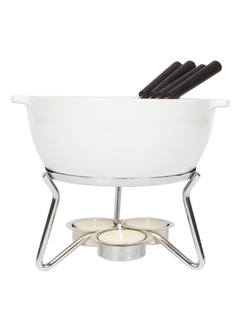 Boska - Party Pro kaadfondueset 18 x 15,5 cm - Wit