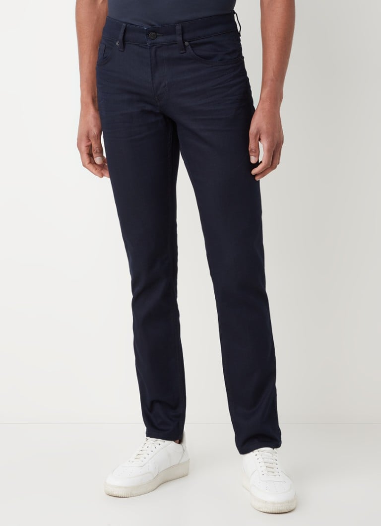 BOSS - Delaware3 slim fit jeans met stretch  - Indigo