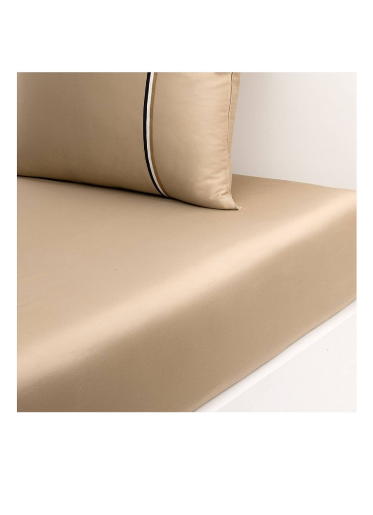 BOSS - Linea laken van satijn - 90TC - Beige
