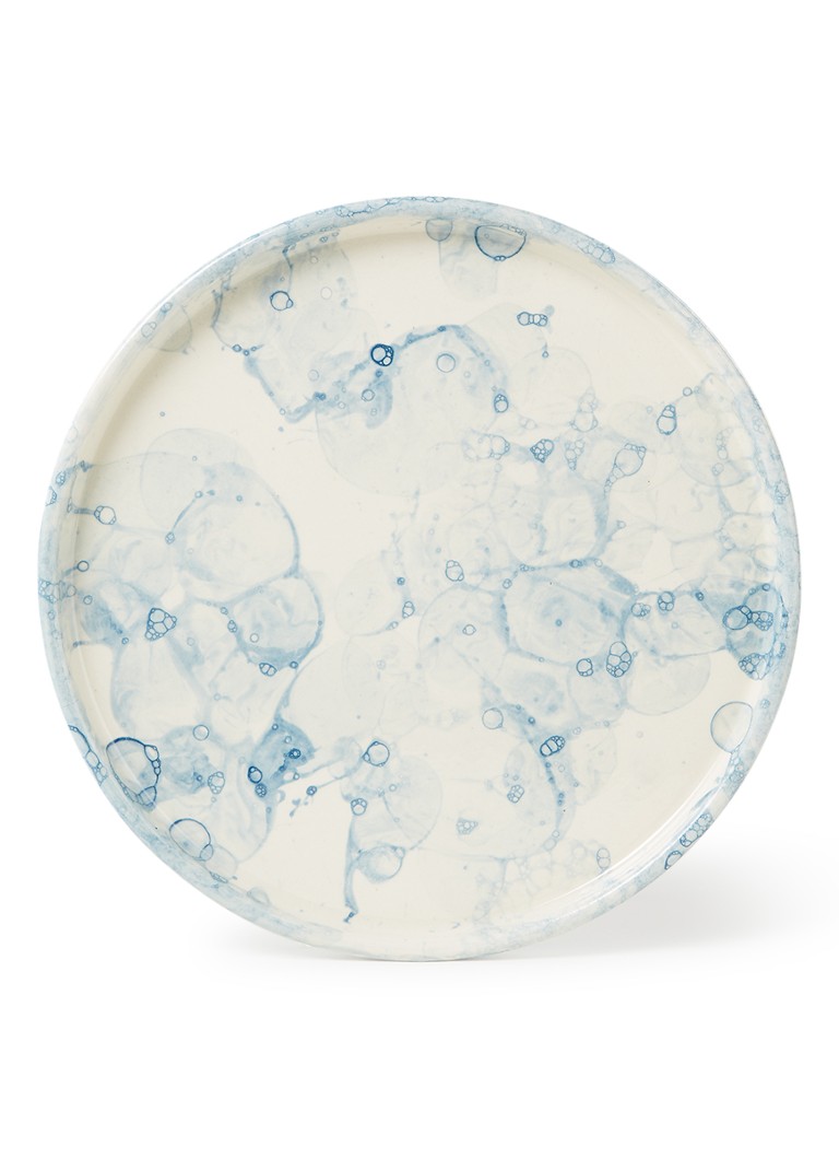 Bowls and Dishes - Assiette plate Espuma 28 cm - Bleu