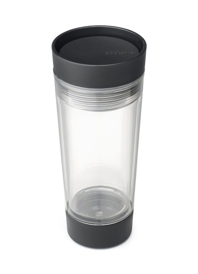 Brabantia - Bo Touch Bin prullenbak met deksel 60 liter - Grijs