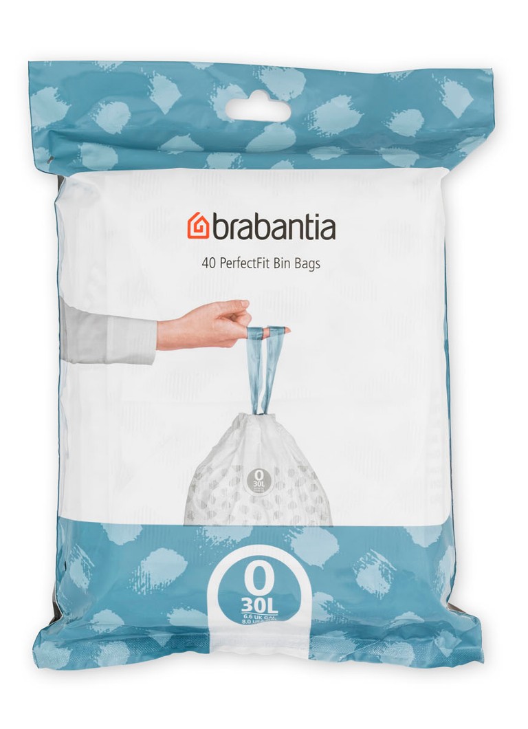 Brabantia PerfectFit Extra Strong O 30L vuilniszakken 40 stuks • Wit