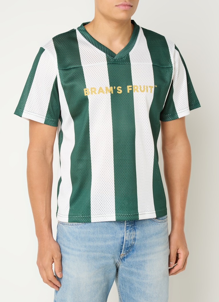 Bram's Fruit - Soccer T-shirt van mesh met logo - Groen