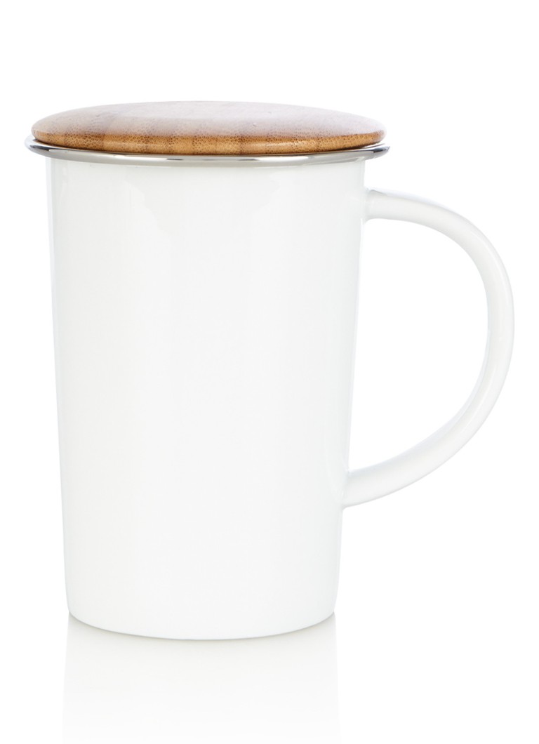 Bredemeijer - Tasse avec filtre à thé 40 cl - Blanc