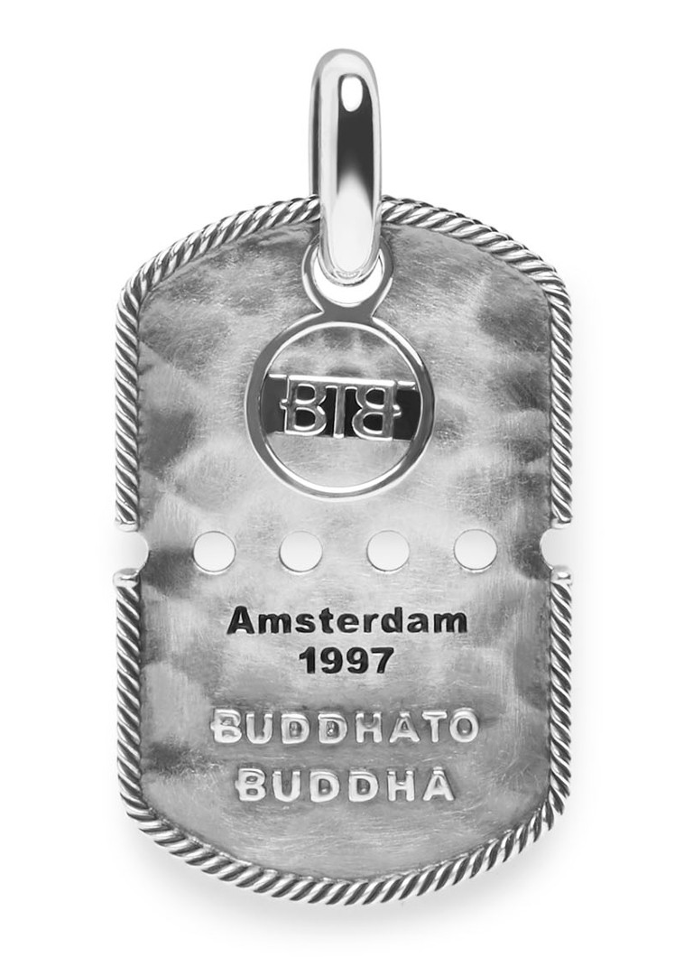 Buddha to Buddha - Army Tag hanger van zilver - Zilver