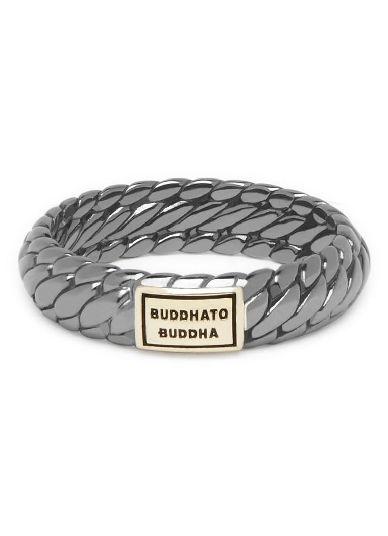 Buddha to Buddha - Ben XS Black Rhodium ring van zilver - Zilver