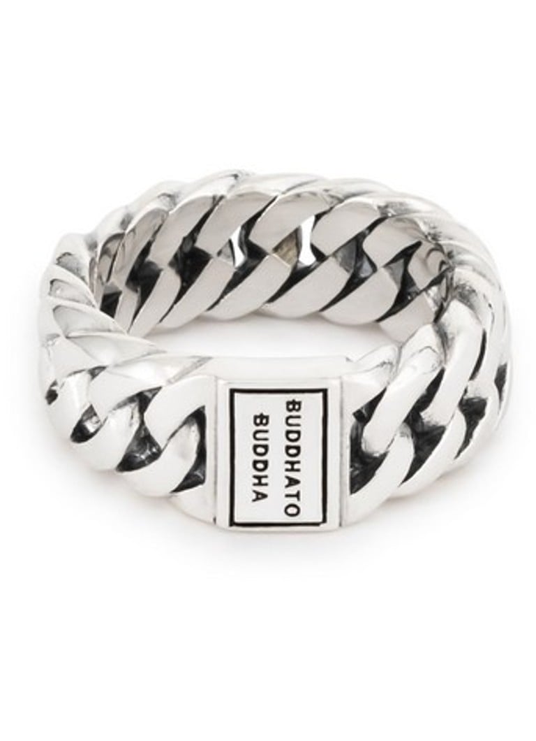 Buddha to Buddha - Chain Small ring van zilver - Zilver