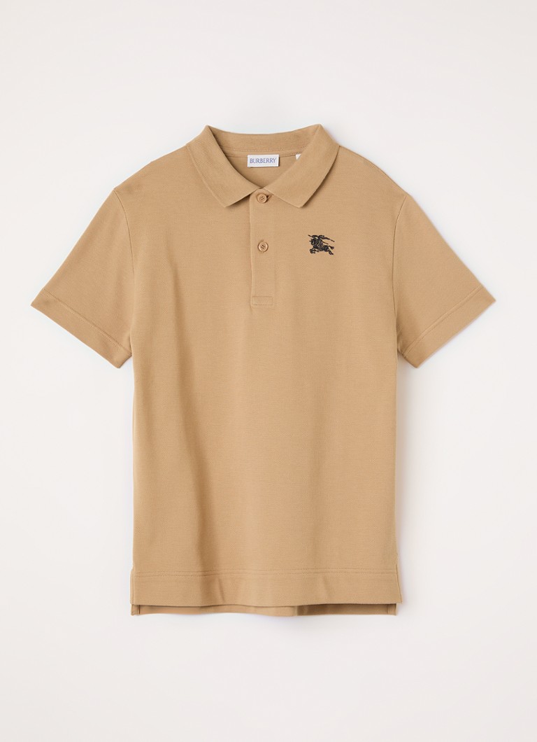 Burberry - Johane polo van piqué katoen - Camel