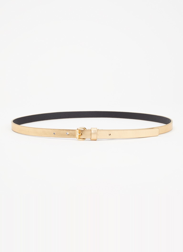 by-bar - Julie riem met metallic finish  - Goud