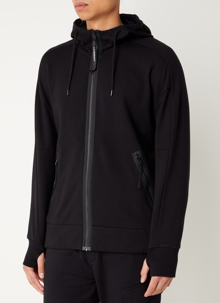 C.P. Company - Sweatvest met ritszakken - Zwart