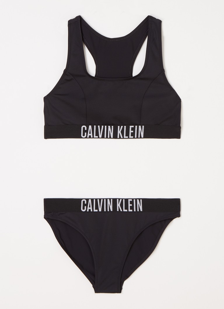 Monopoly Goed opgeleid mouw Calvin Klein Bikini met logoband • Zwart • deBijenkorf.be