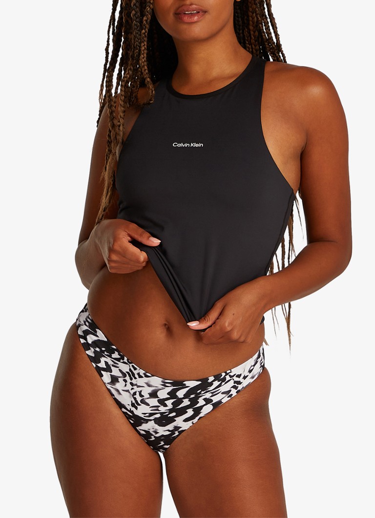Calvin Klein - Bikinislip met grafisch desisn - Wit