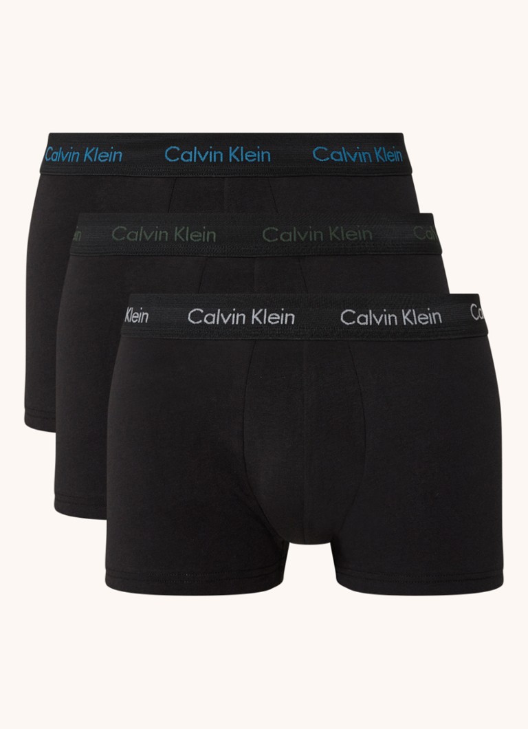 Calvin Klein - Boxershorts met logoband in 3-pack - Lichtgrijs