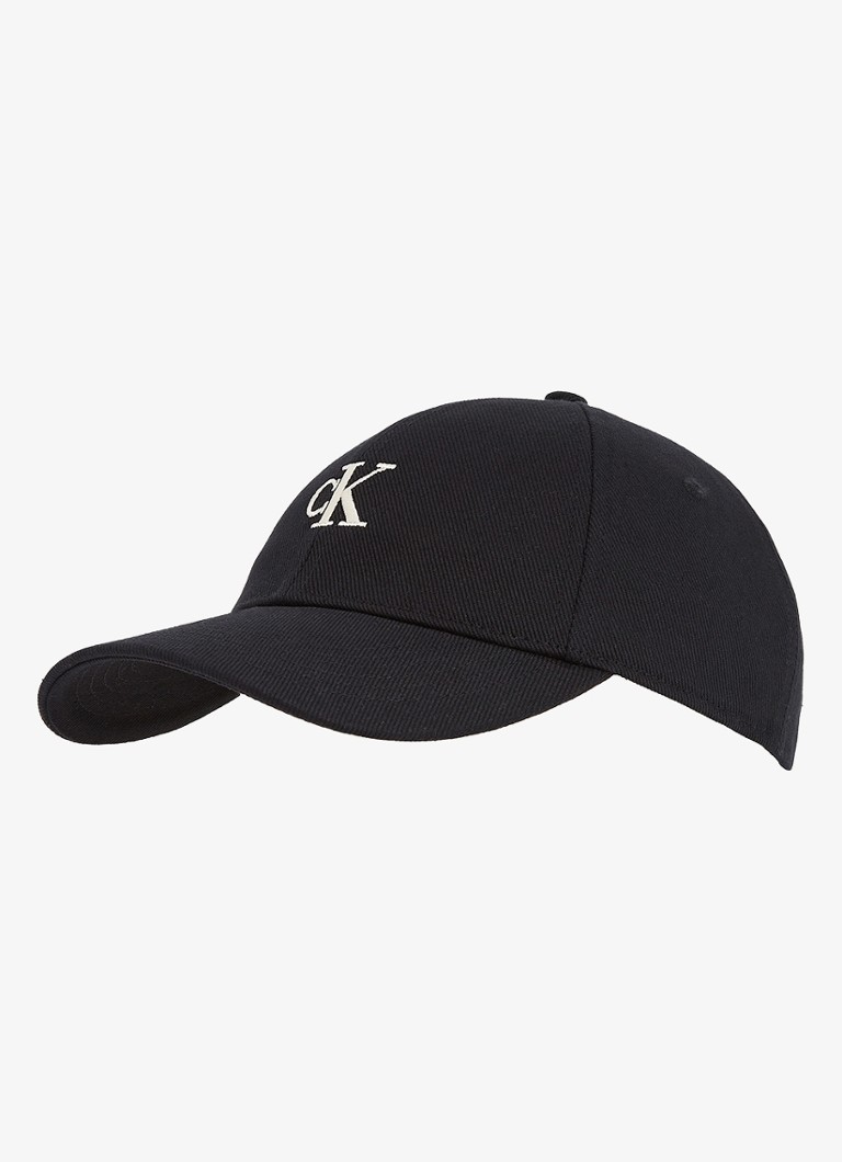 Calvin Klein - Pet met logoborduring - Zwart