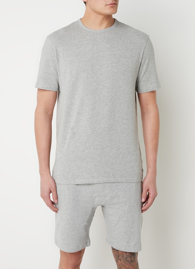 Calvin Klein - Pyjamaset met stretch en logoband - Grijs