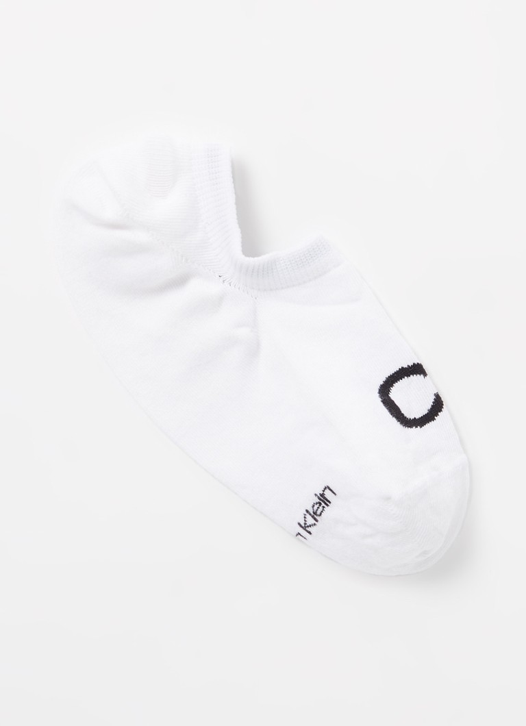 Calvin Klein - Sneakersokken met logo - Wit