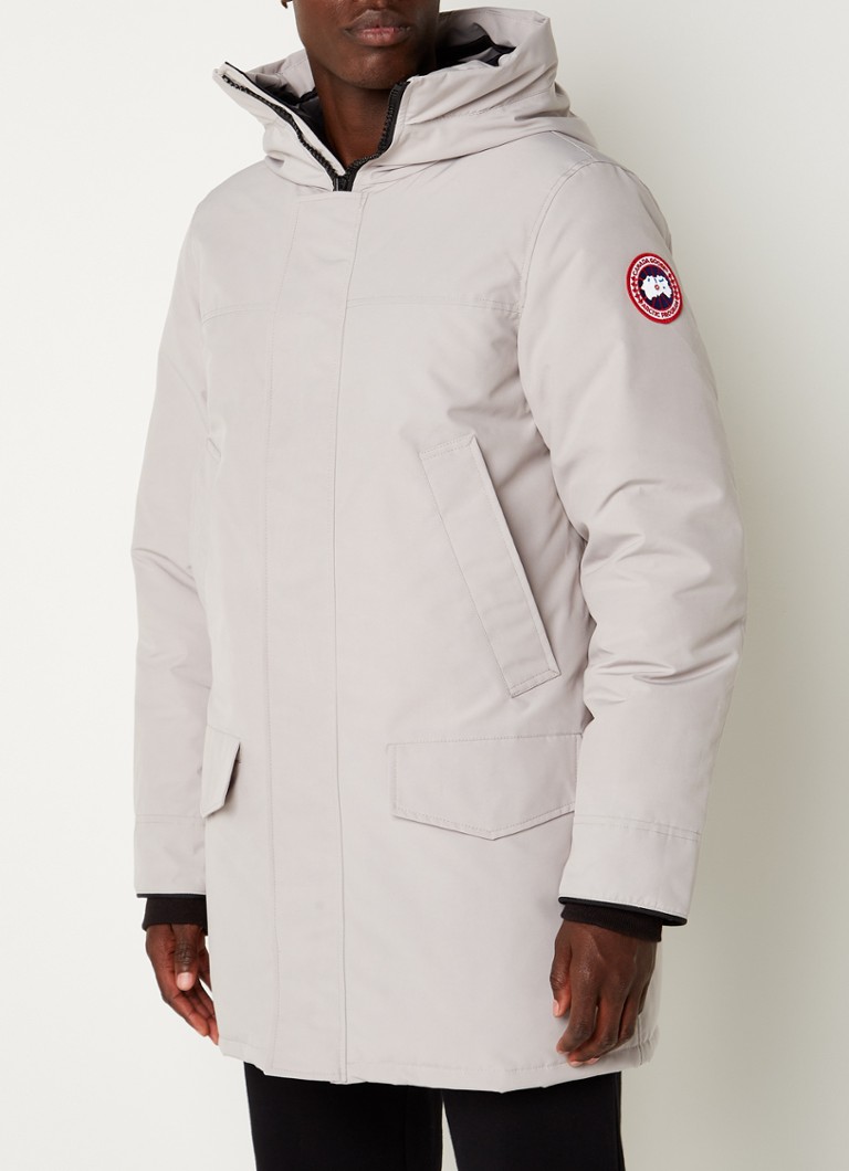 Canada Langford gewatteerde parka donsvulling en steekzakken • Beige • deBijenkorf.be