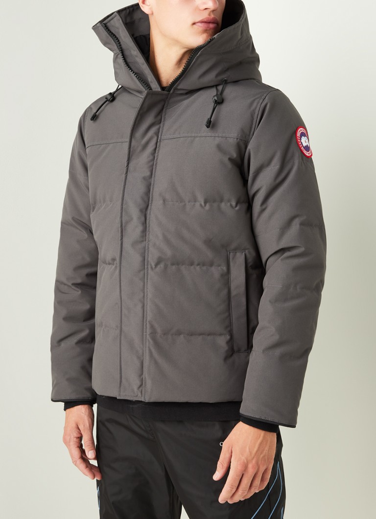 Canada Goose Macmillan gewatteerde jas met donsvulling capuchon • Grijs • deBijenkorf.be