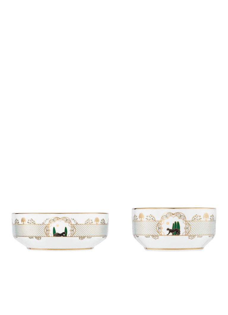 Cartier - Bol Panthère de Cartier en porcelaine set de 2 - Blanc