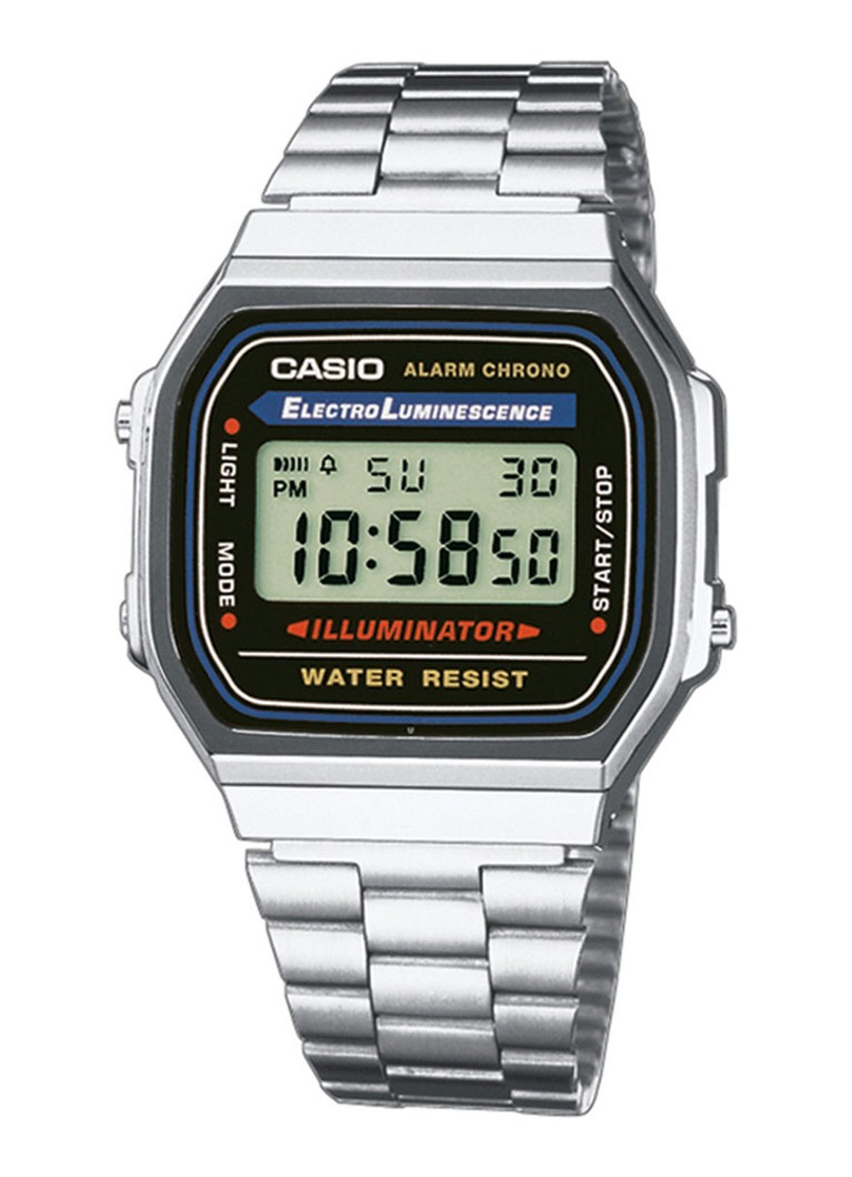 Gemeenten produceren Peer Casio Casio Horloge Retro A168WA-1YES • Yes • de Bijenkorf