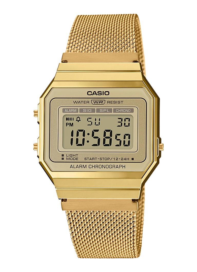 vrije tijd Melodramatisch Pence Casio Vintage horloge A700WEMG-9AEF • Goud • deBijenkorf.be