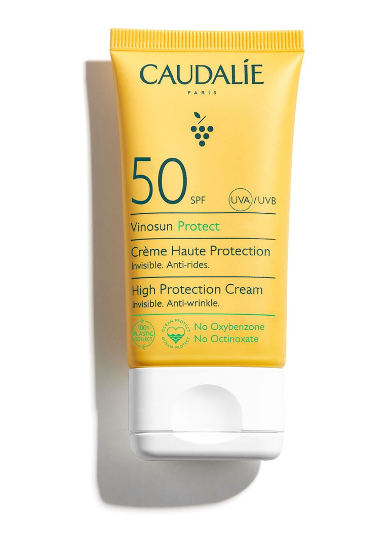 Caudalie - Vinosun Protect High Protection Cream SPF50 - zonnebrand voor het gezicht - null