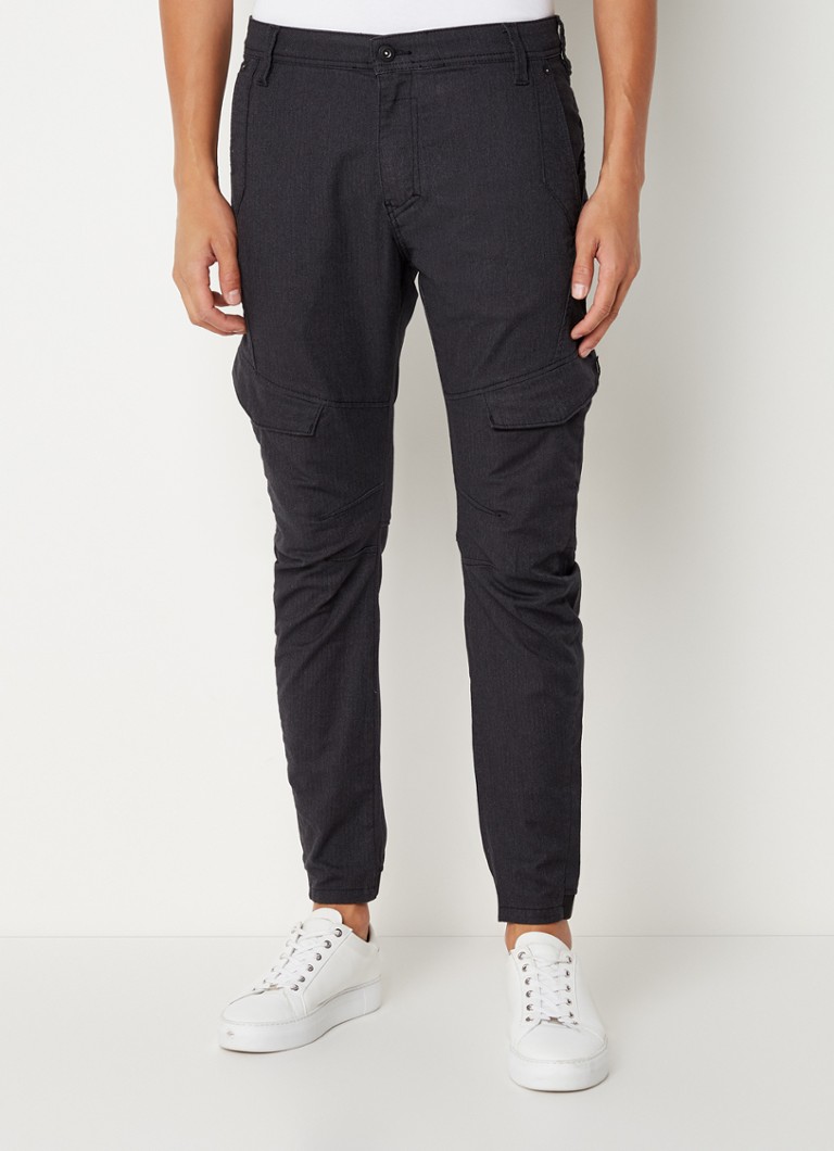 De Bijenkorf Vêtements Pantalons & Jeans Pantalons Cargos Pantalon cargo coupe slim en lyocell avec poches latérales 