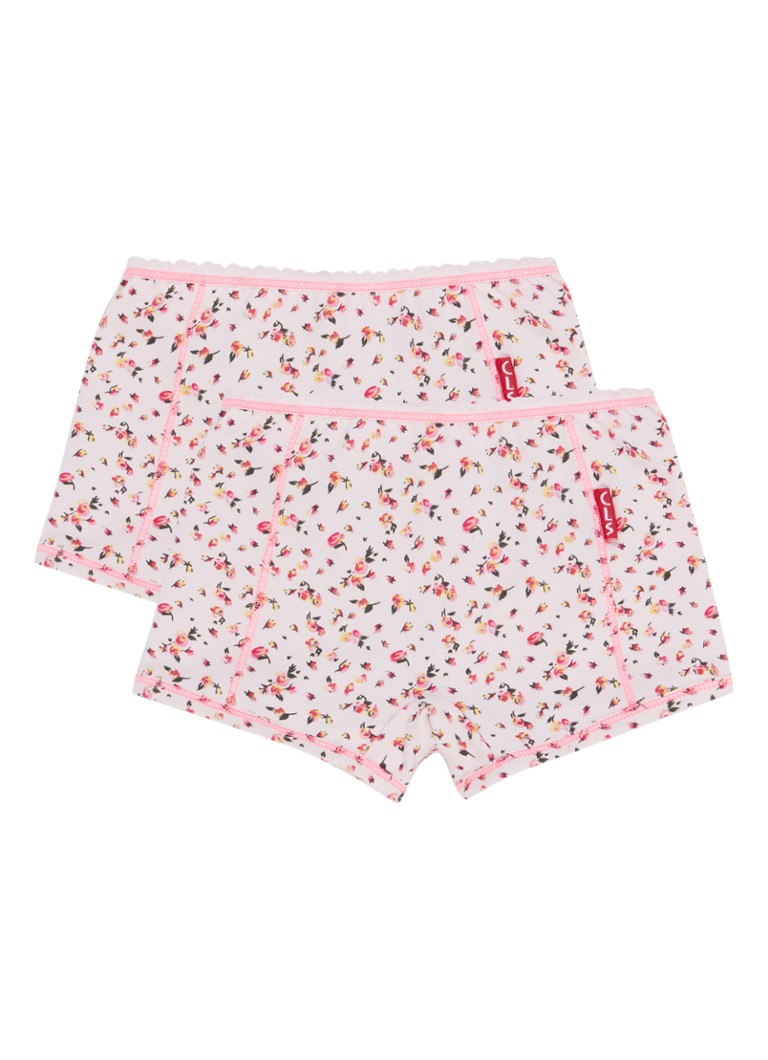 Claesen's - Lot de 2 boxers à motifs - Rose clair