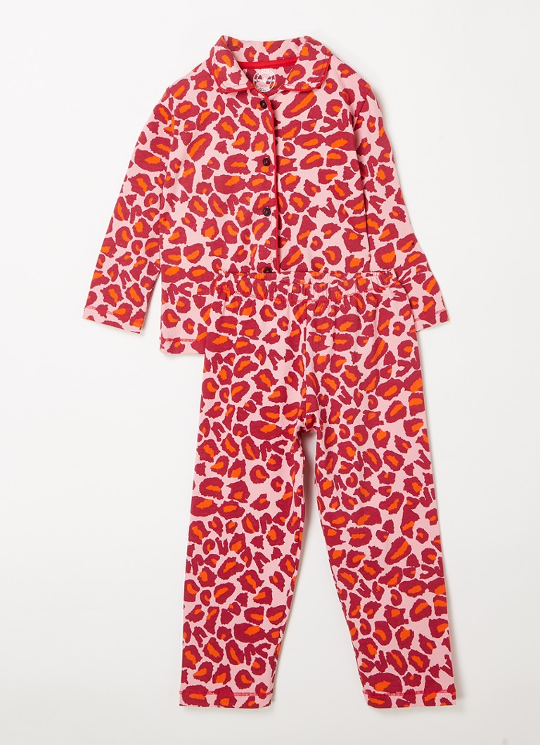 Claesen's - Pyjamaset met print - Koraalroze