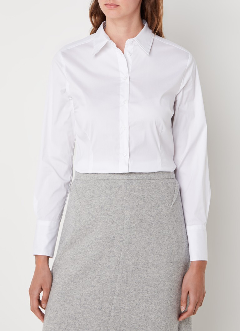 Claudia Sträter - Blouse met stretch - Wit
