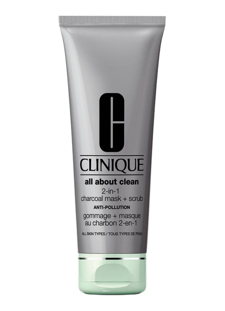 Clinique - 2-in-1 All About Clean Charcoal Mask + Scrub - gezichtsmasker & scrub - null