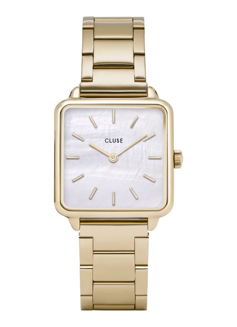 CLUSE - La Tétragone horloge CL60026S - Goud