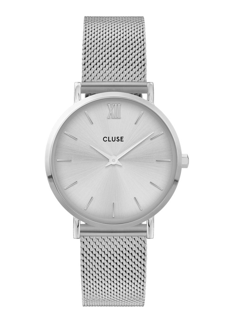 CLUSE - Minuit horloge CW0101203011 - Zilver