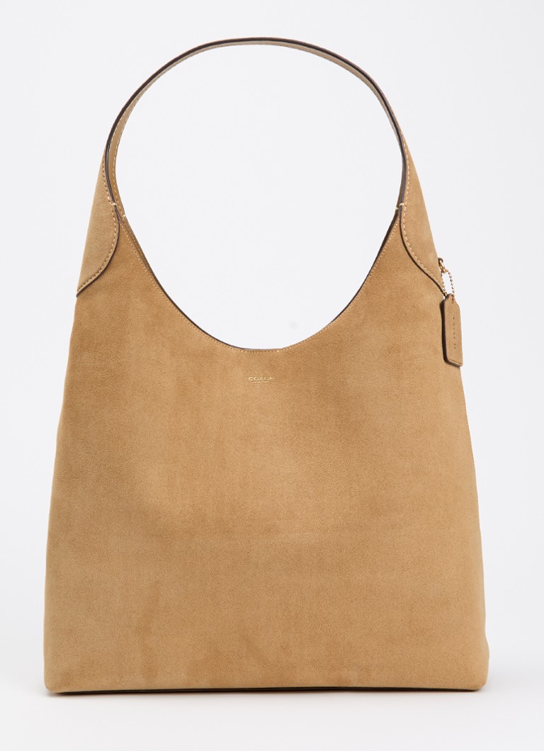Coach - Brooklyn 39 schoudertas van suède - Camel
