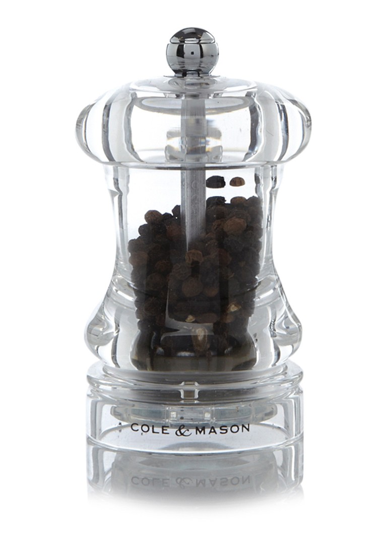 Cole & Mason - Moulin à poivre 9 cm - Transparent