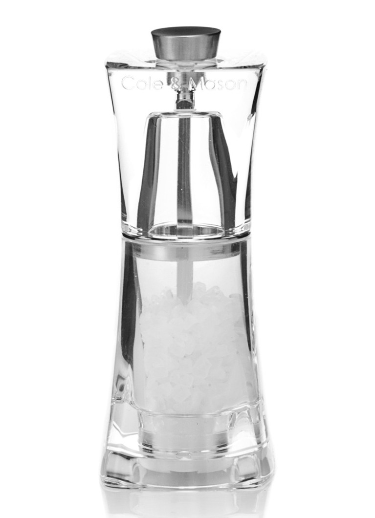 Cole & Mason - Moulin à sel en cristal 12 cm - Transparent
