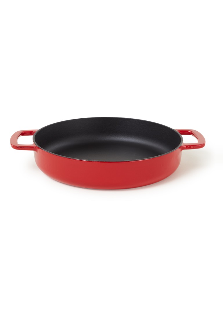 Combekk - Sous-Chef Double Handle koekenpan Ø24 cm - Rood