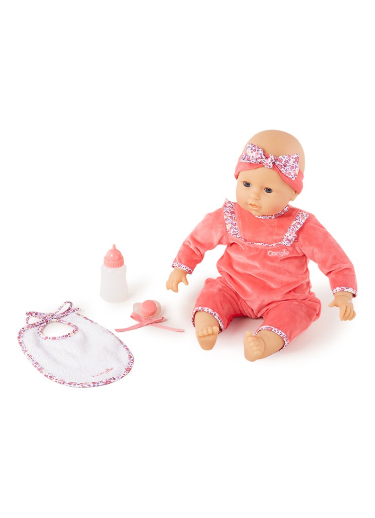 Corolle Poupee Bebe Lilas Cherie 42 Cm Rose De Bijenkorf