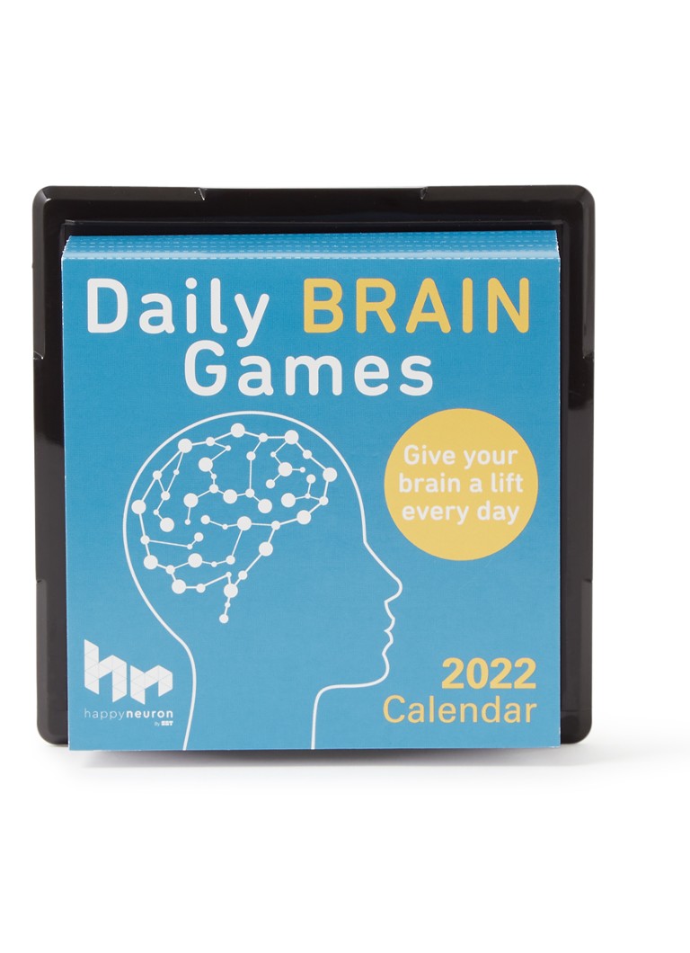 Daily Brain Games kalender 2022 • Blauw • deBijenkorf.be