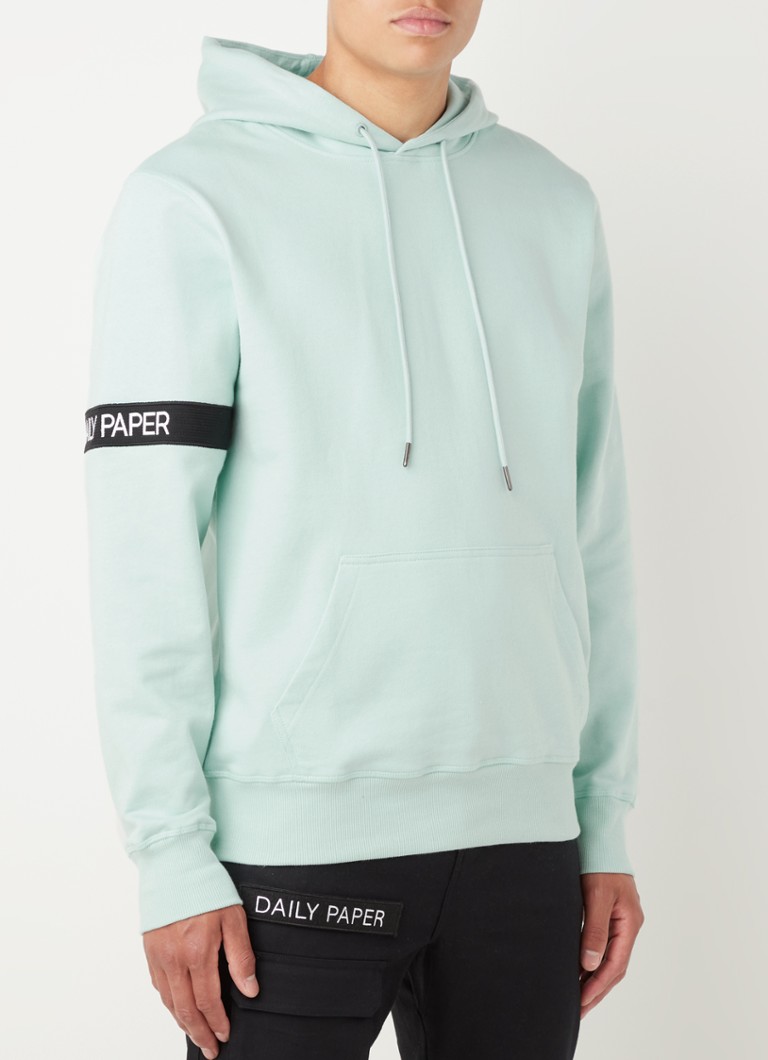 Daily Paper Captain hoodie met logo • Mint • deBijenkorf.be