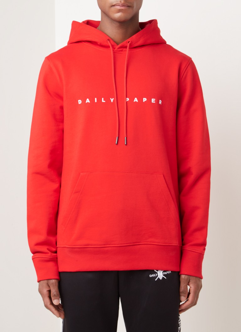 daily paper hoodie rood