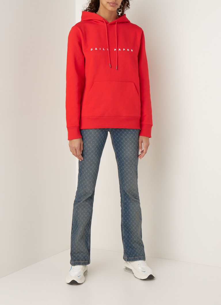 daily paper hoodie rood