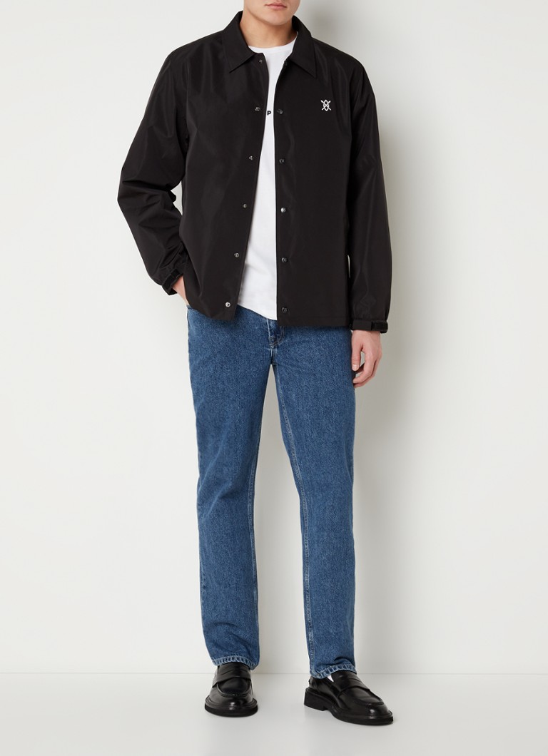 Daily Paper Eze jack met logo- en backprint • Zwart •