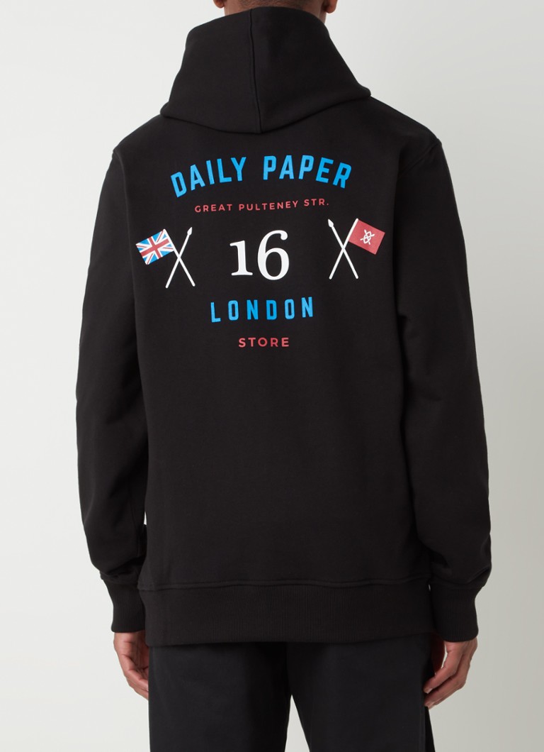 daily paper hoodie zwart